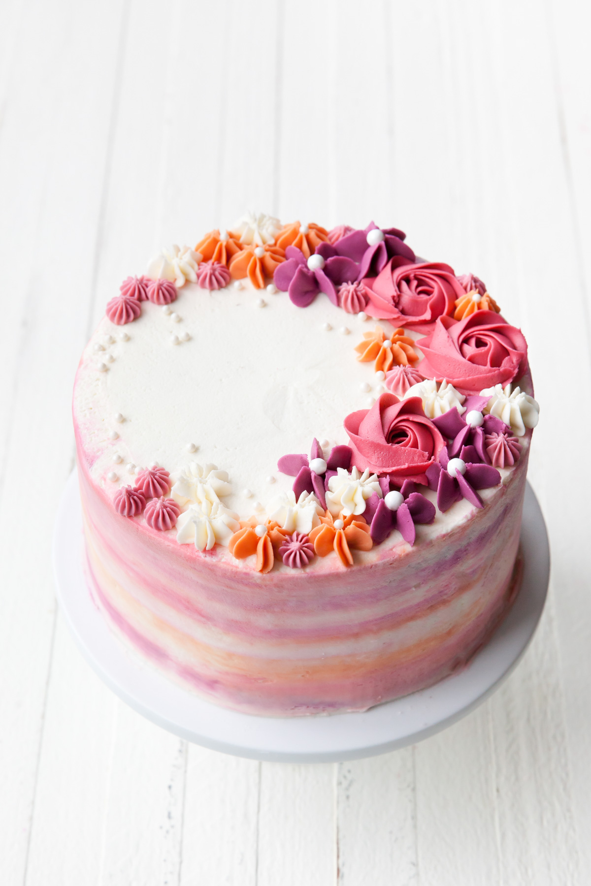 Flower Decorated Cake