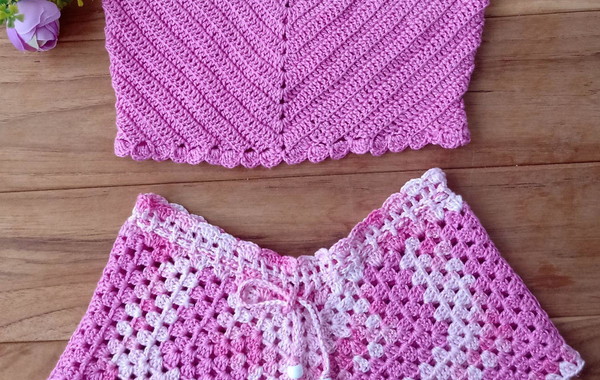 site:elo7.com.br Conjunto Infantil De Croche