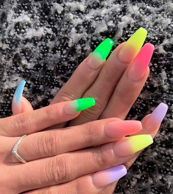 neon nails