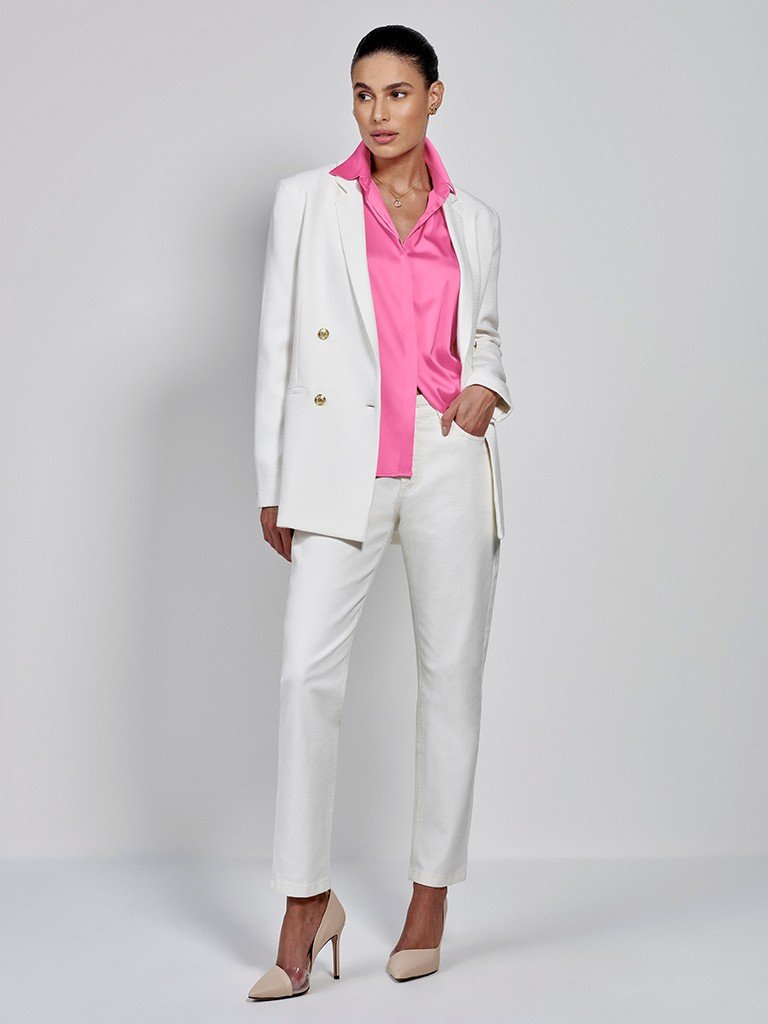 White Blazer Look