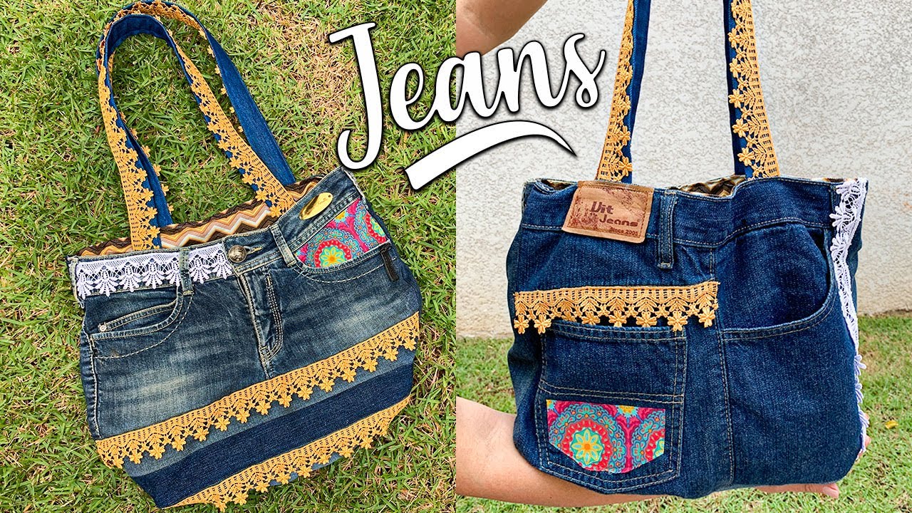 Artesanatos Faceis Bolsa Jeans