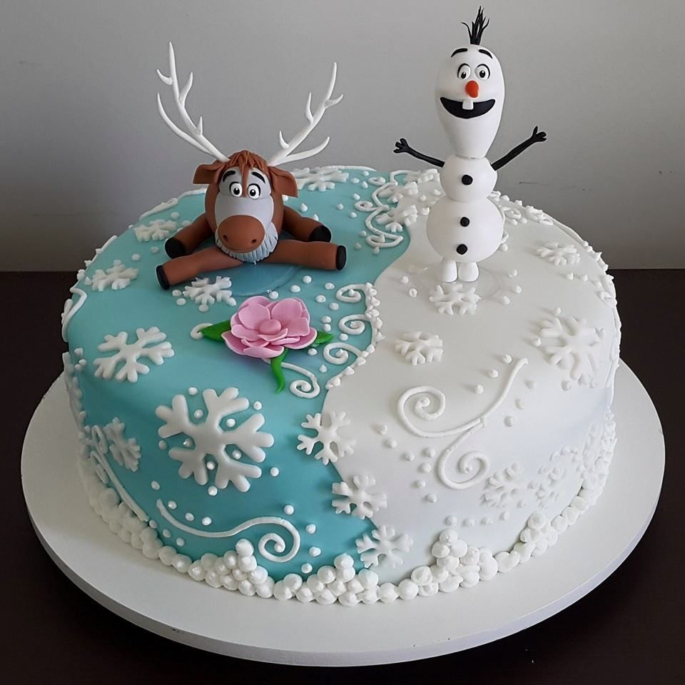 Bolo Decorado Olaf