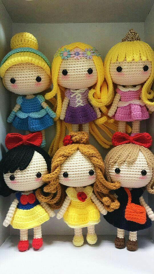 Bonecas De Amigurumi Princesas