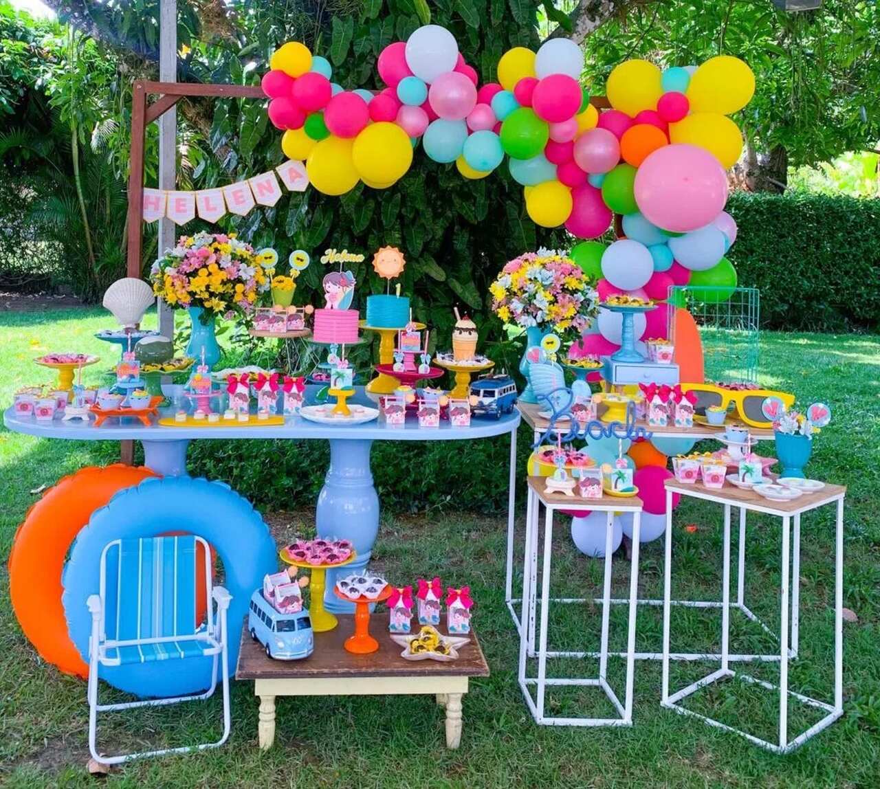 Decoração para Pool Party