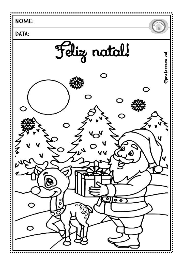 Desenhos de Natal para Colorir