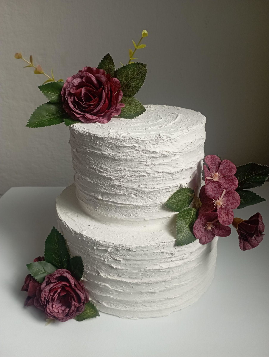 Bolo de Casamento Rustico