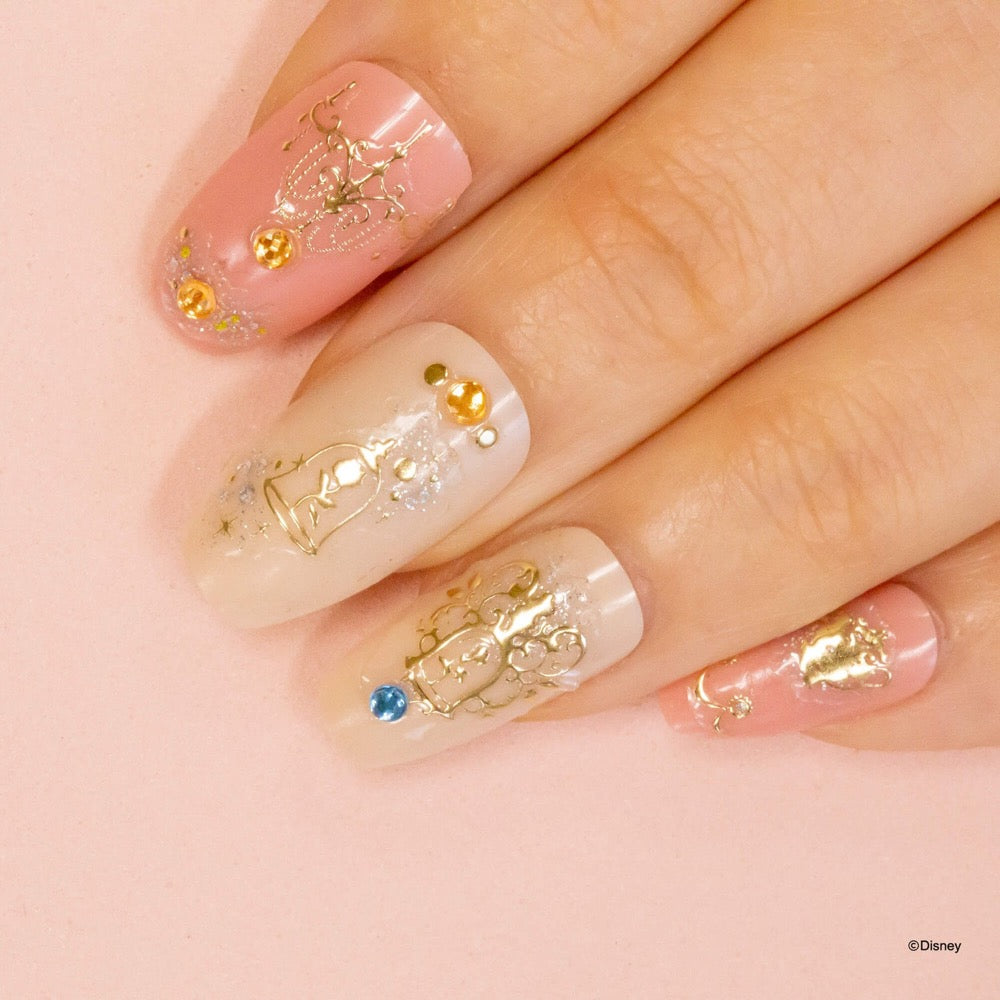 beauty and the beast nail art