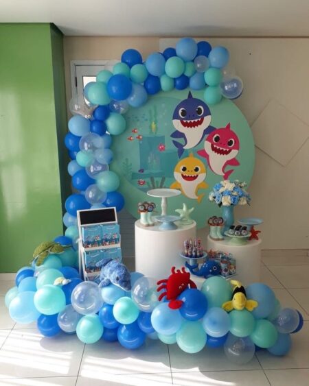 decoracao-festa-baby-shark