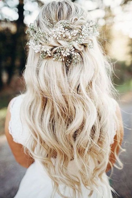 loose bridal hairstyle