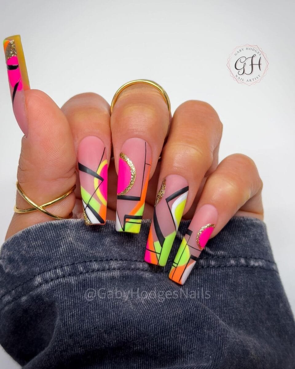 neon nails