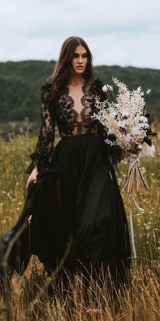 Black Wedding Dress