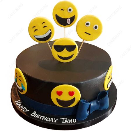 Decorated Emoji Cake