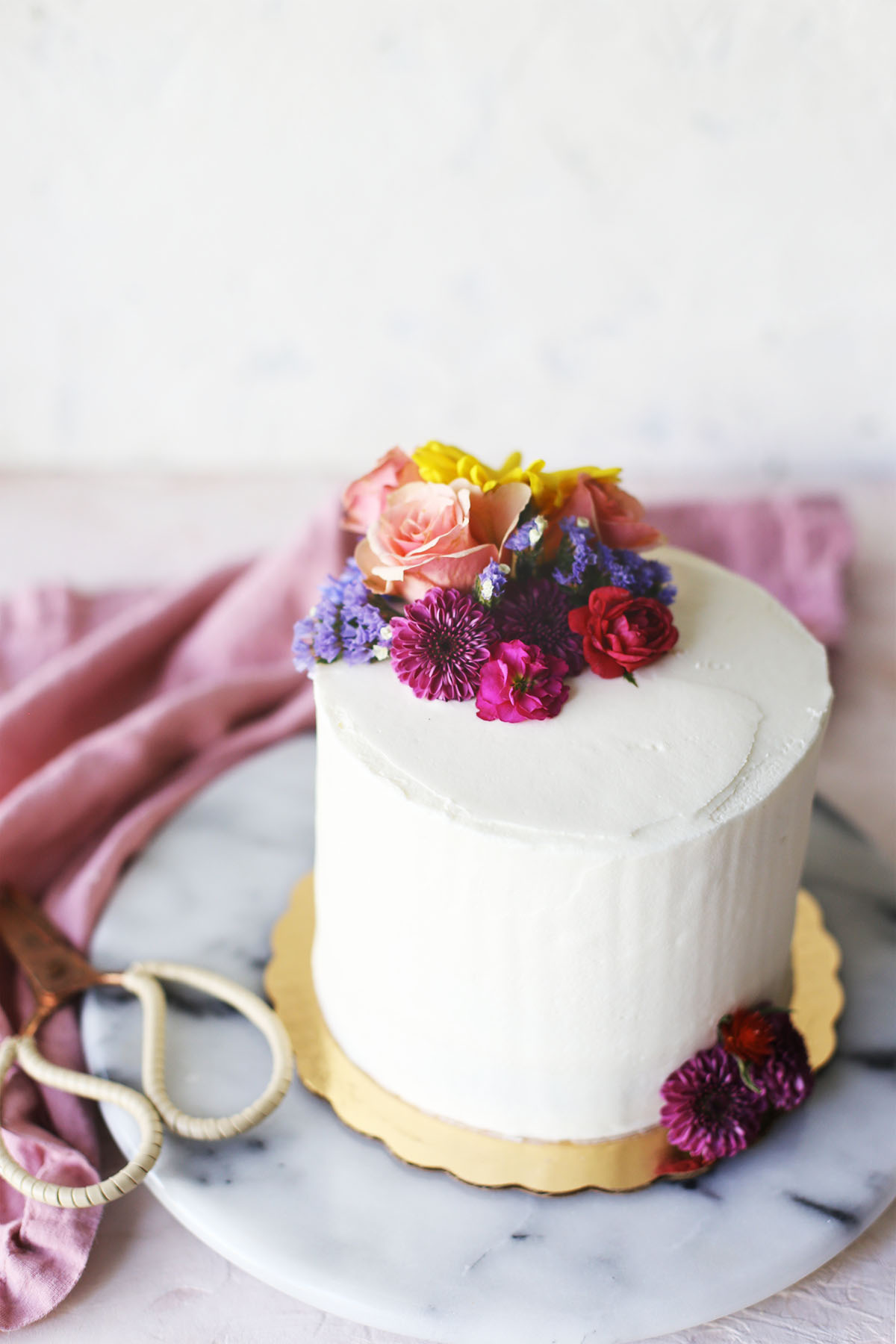 Flower Decorated Cake