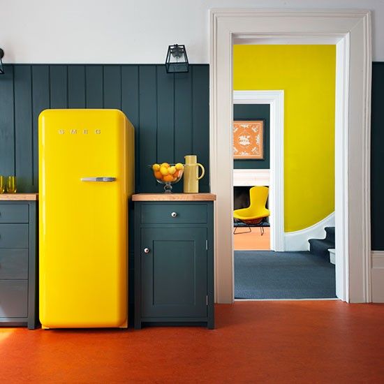 Decoration of Colored Refrigerators