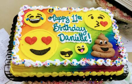 Decorated Emoji Cake