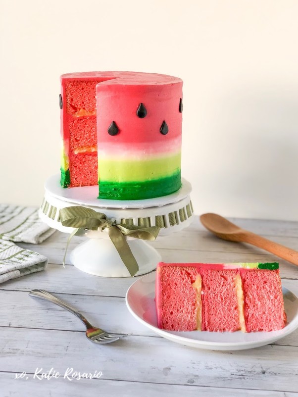 Watermelon Decorated Cake