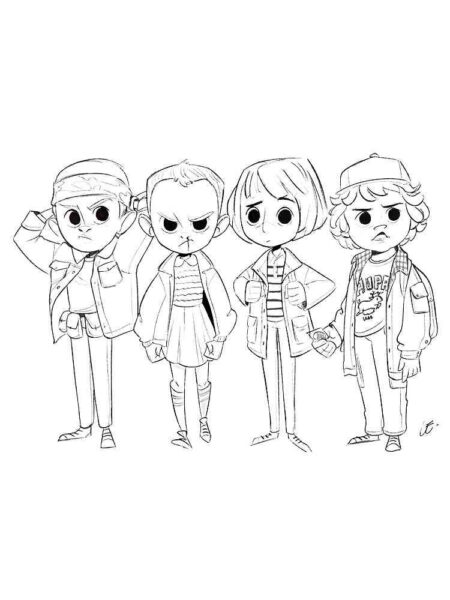 desenho-para-colorir-stranger-things