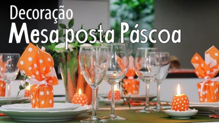 Ideias de Decoração de Páscoa Mesa