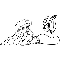 desenho-para-colorir-ariel