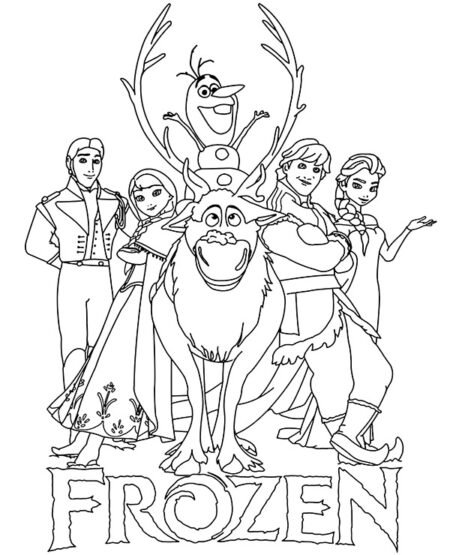 desenho-para-colorir-frozen