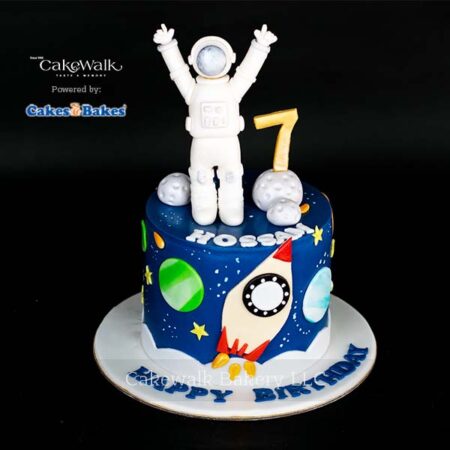 Astronaut Decorated Cake