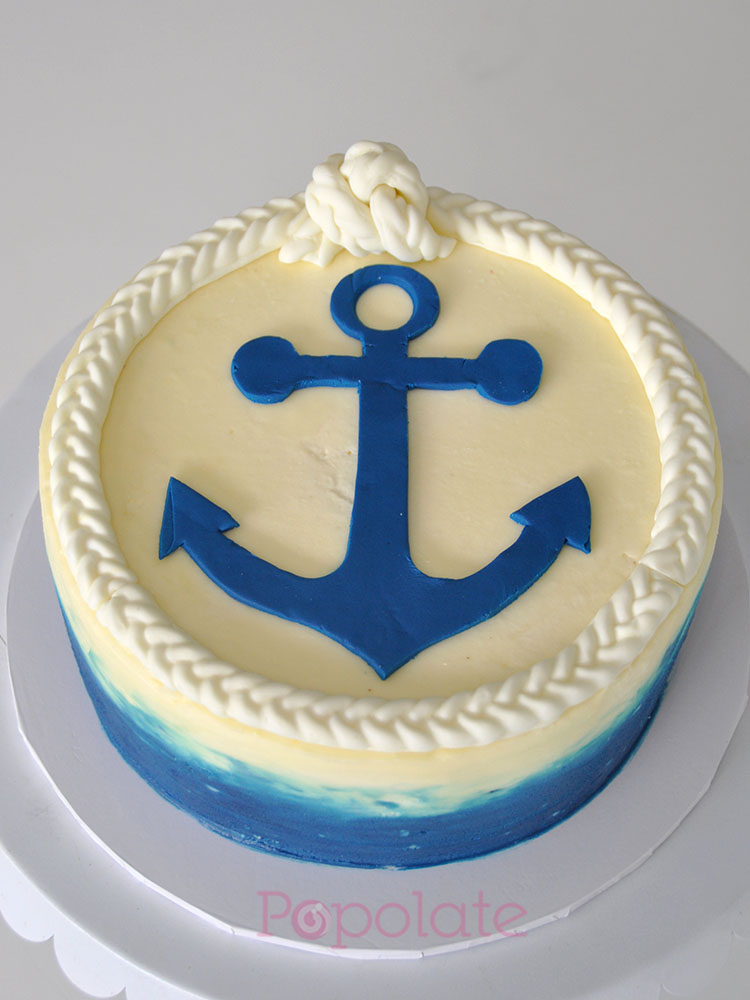 Sailor decorated cake