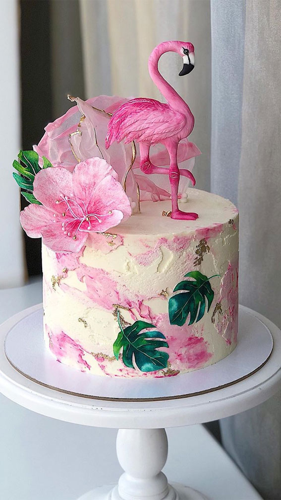 Tropical Decorated Cake