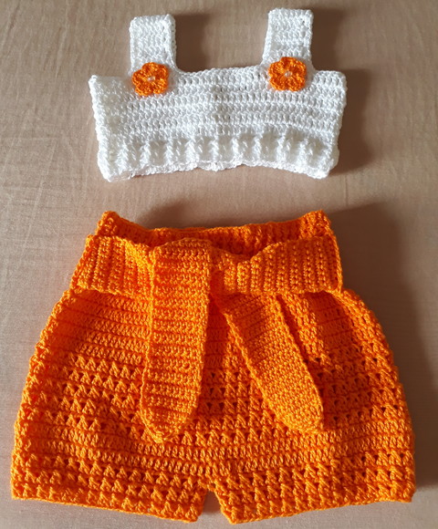 site:elo7.com.br Conjunto Infantil De Croche