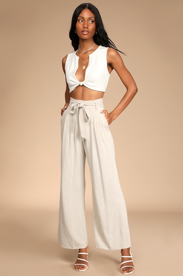 Fashion Look with Women's Wide Leg Pants