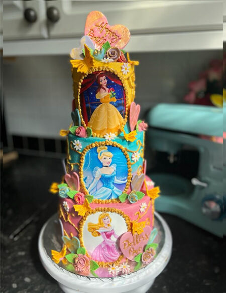 Disney Princess Decorated Cake