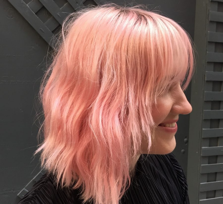 Pink hair