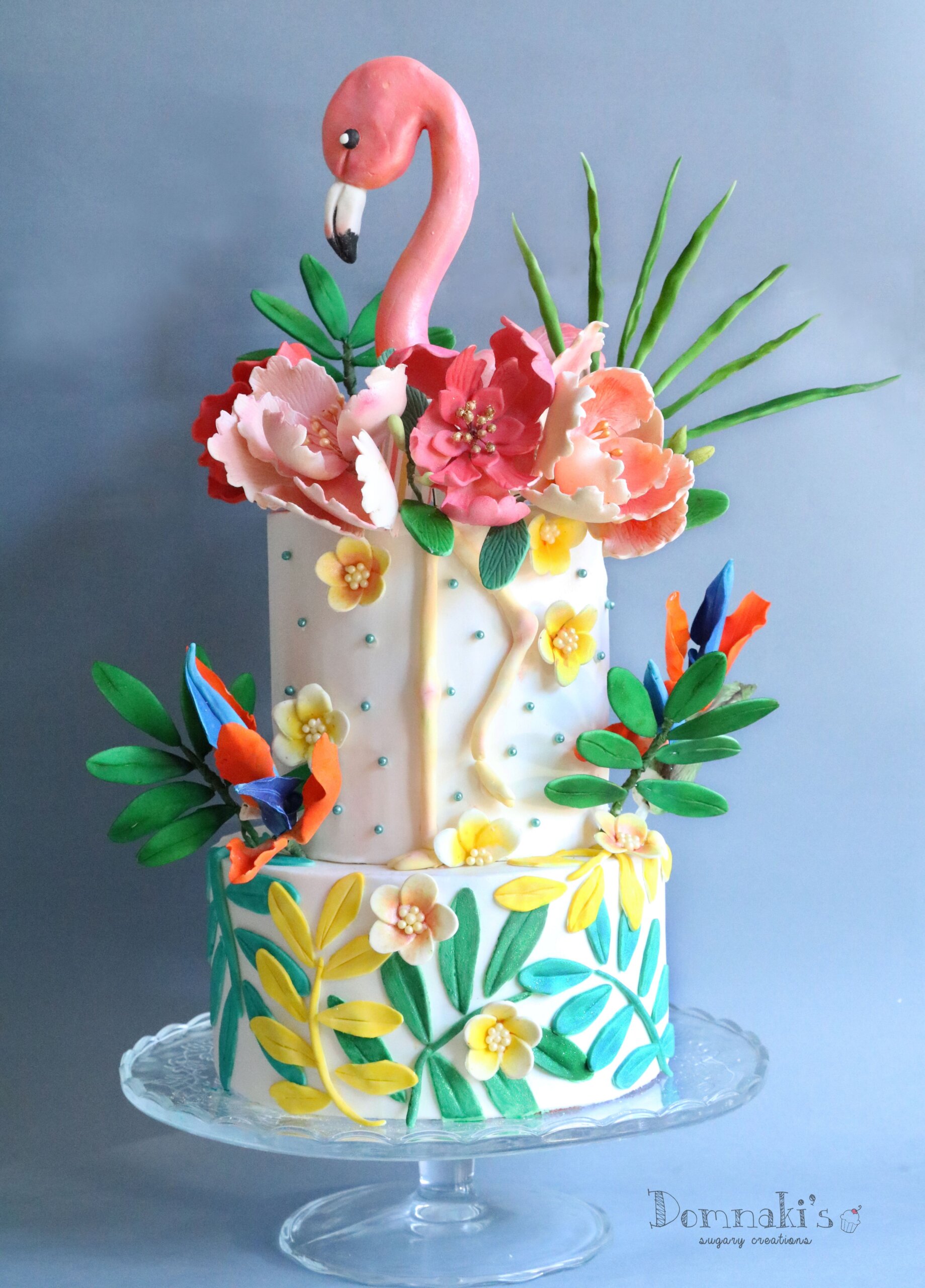 Flamingo Decorated Cake