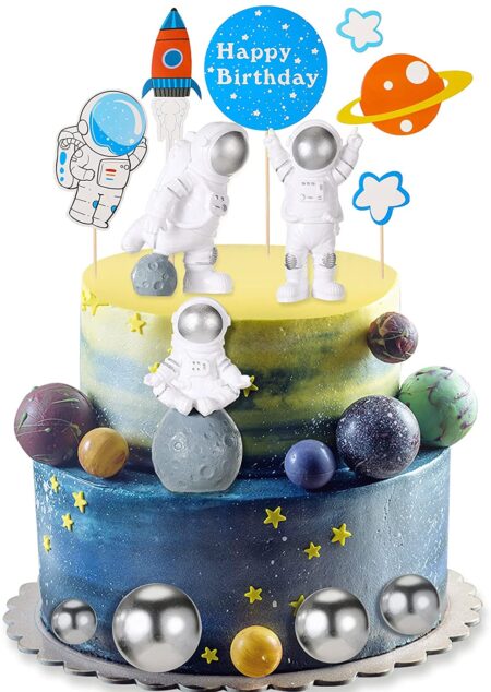 Astronaut Decorated Cake