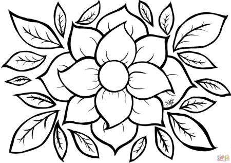 desenho-para-colorir-flores