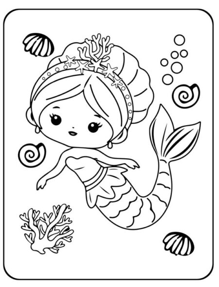 desenho-para-colorir-sereia