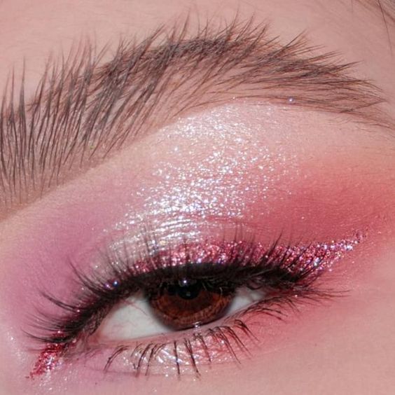 Makeup With Glitter