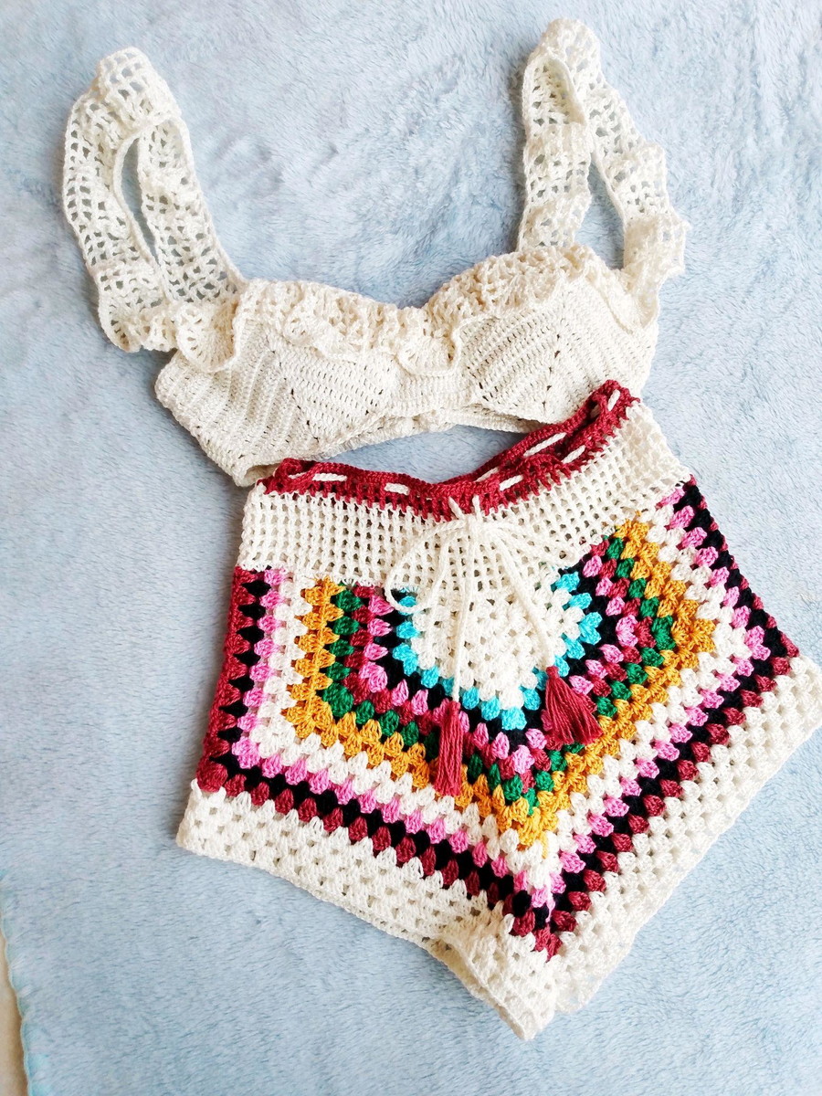 site:elo7.com.br Conjunto De Croche