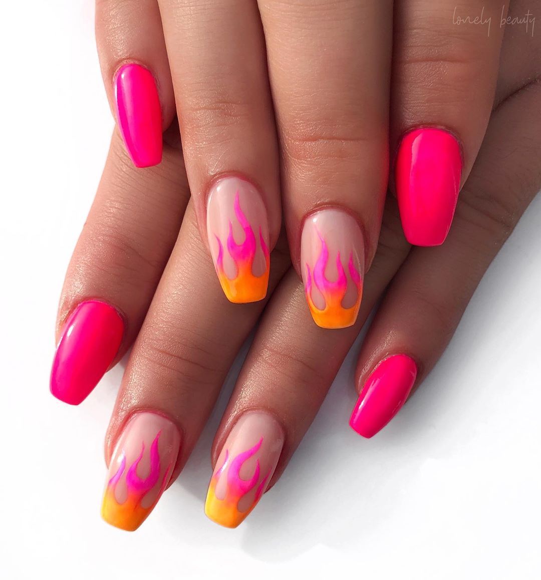 neon nails