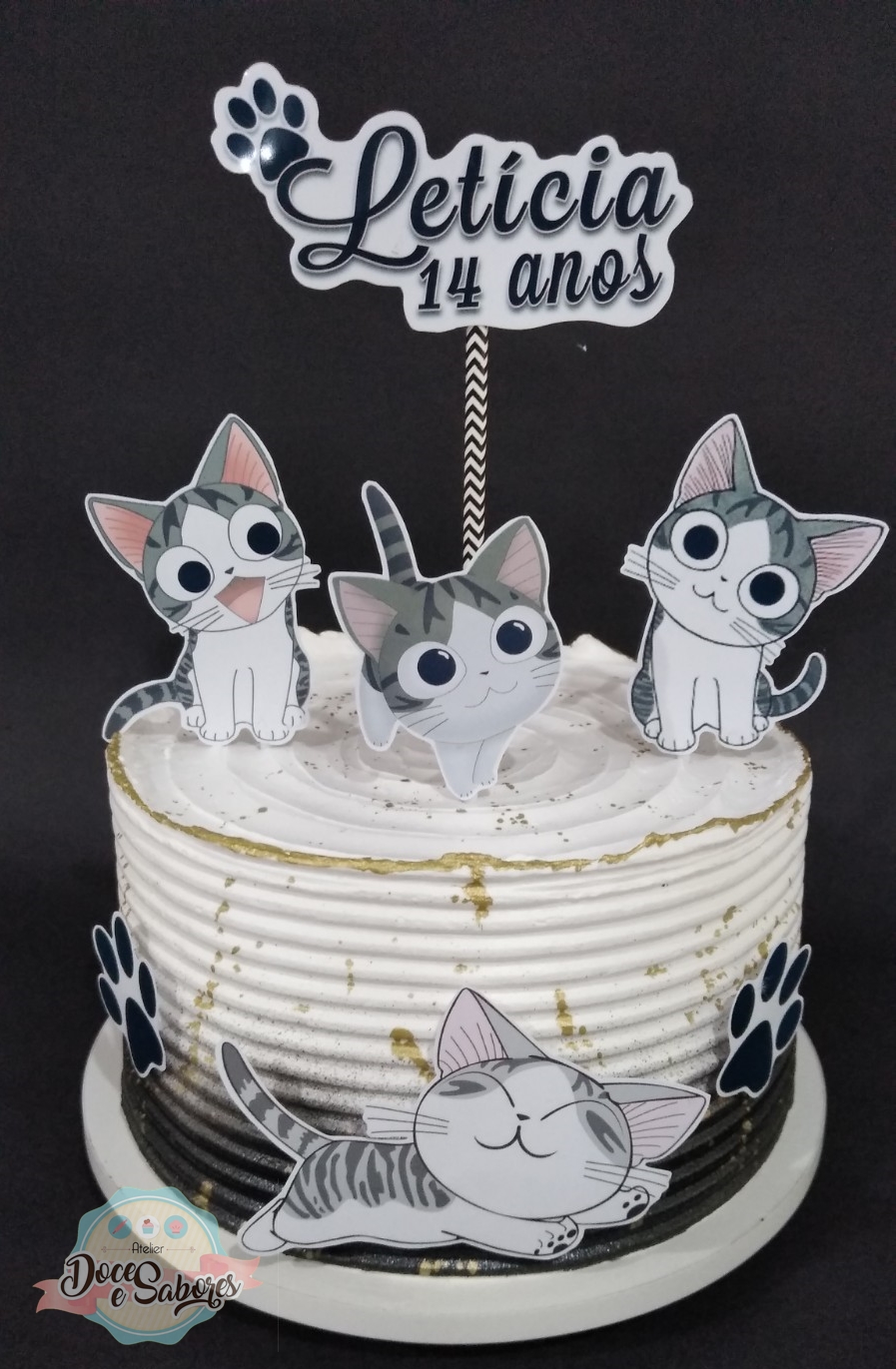 Bolo Decorado Gatinhos