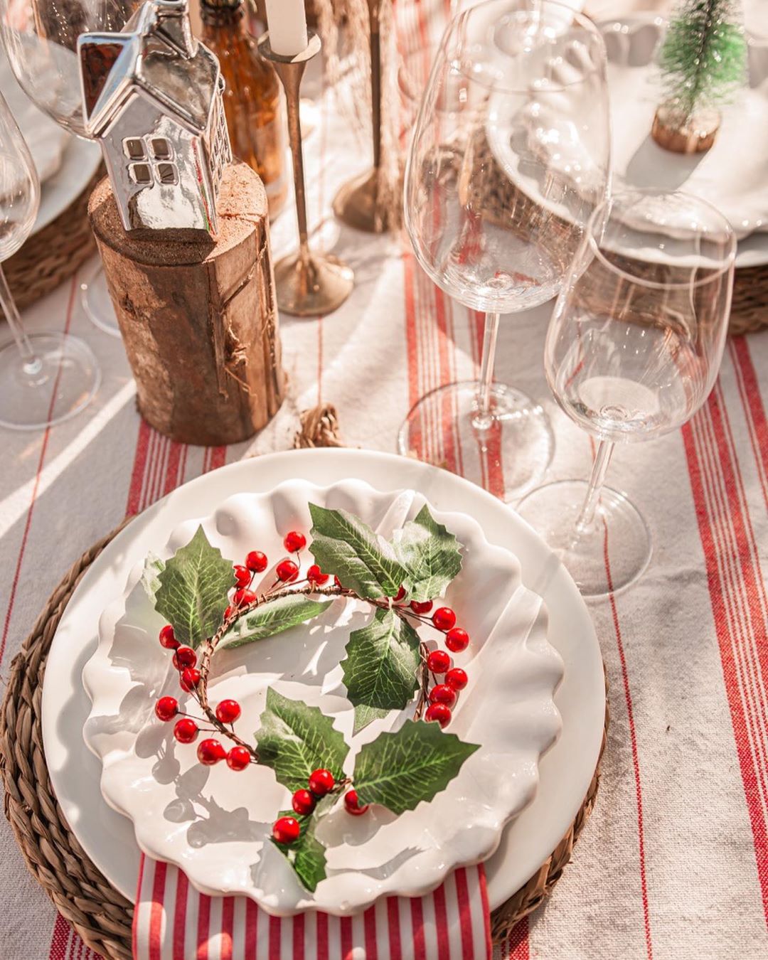 Decoração de Mesa de Natal