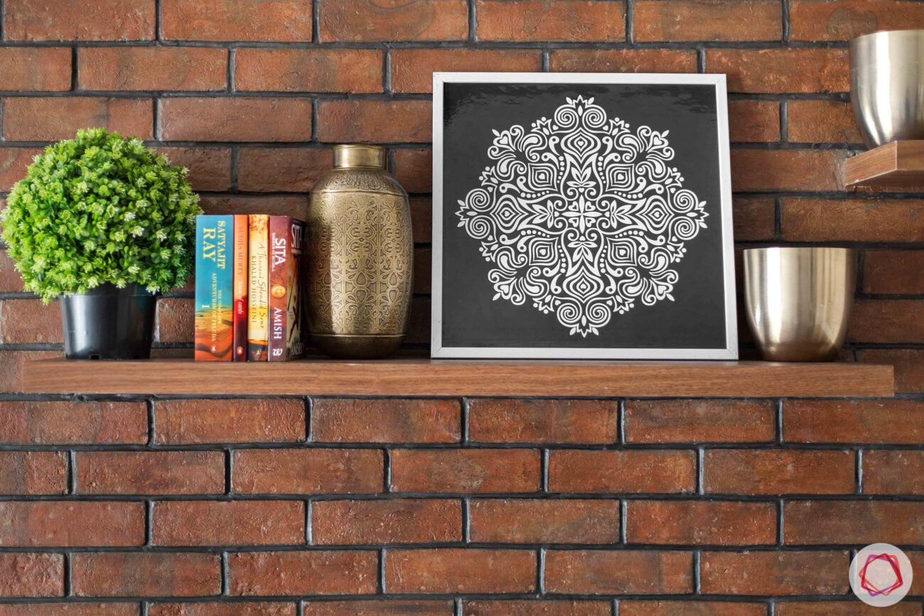 Wall Decoration with Bricks