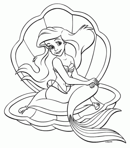 desenho-para-colorir-ariel