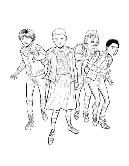 desenho-para-colorir-stranger-things