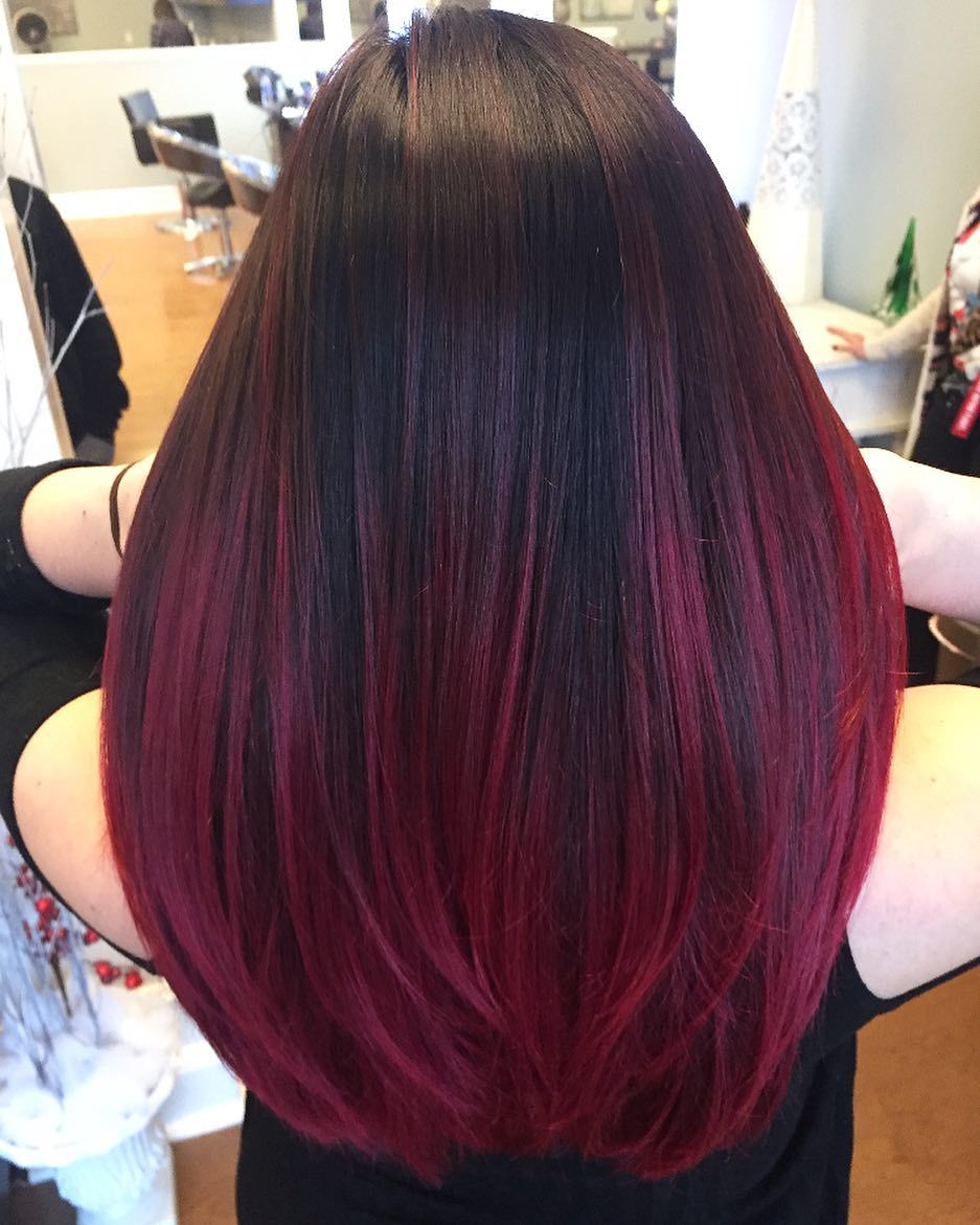 Ombre Hair Vermelho