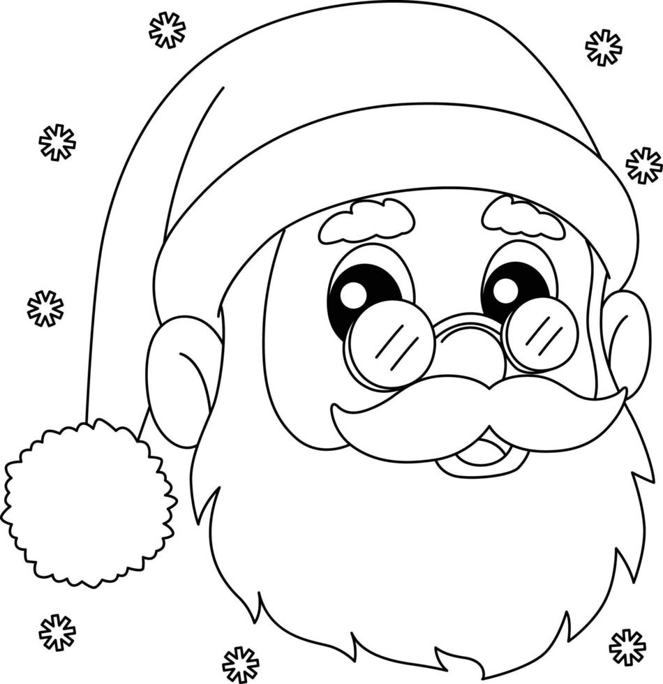 Papai Noel para Colorir