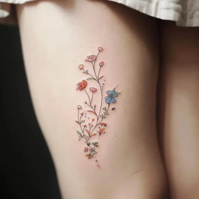 small female tattoo