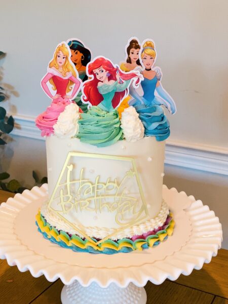 Disney Princess Decorated Cake