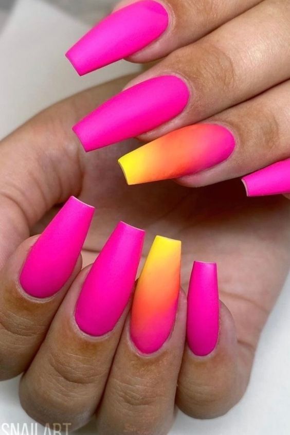 neon nails