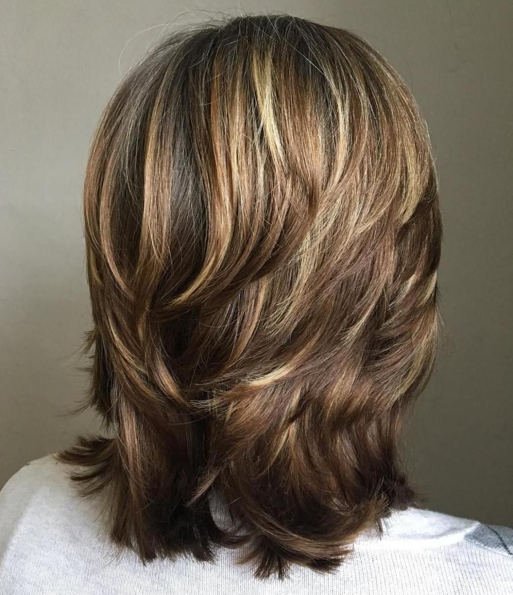 women's medium layered haircut