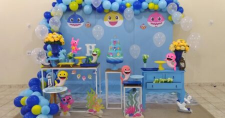 decoracao-festa-baby-shark